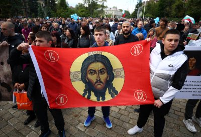 "Българското училище е родено от църквата", каза патриарх Даниил на шествието в защита на предмет по религия (СНИМКИ)