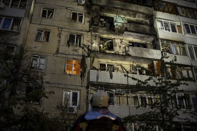 Киев отново е подложен на масирани руски атаки