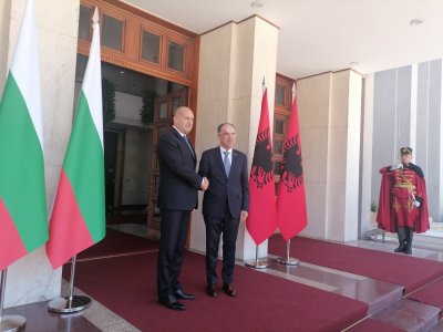 Президентът Румен Радев на среща с Байрам Бегай: България ще продължи да подкрепя европейската интеграция на Албания