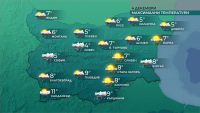 Валежи на изток в следобедните часове