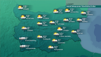 Облачно време и днес
