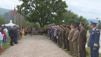 Поклонение пред българските воини, погребани в Ново село в Северна Македония