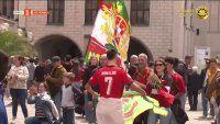 Атмосферата в Мюнхен преди финала в Лигата на нациите